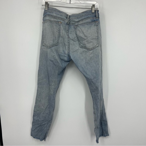 rag & bone Lightwash Dre Capri Distressed Jeans 28 - Picture 2 of 9